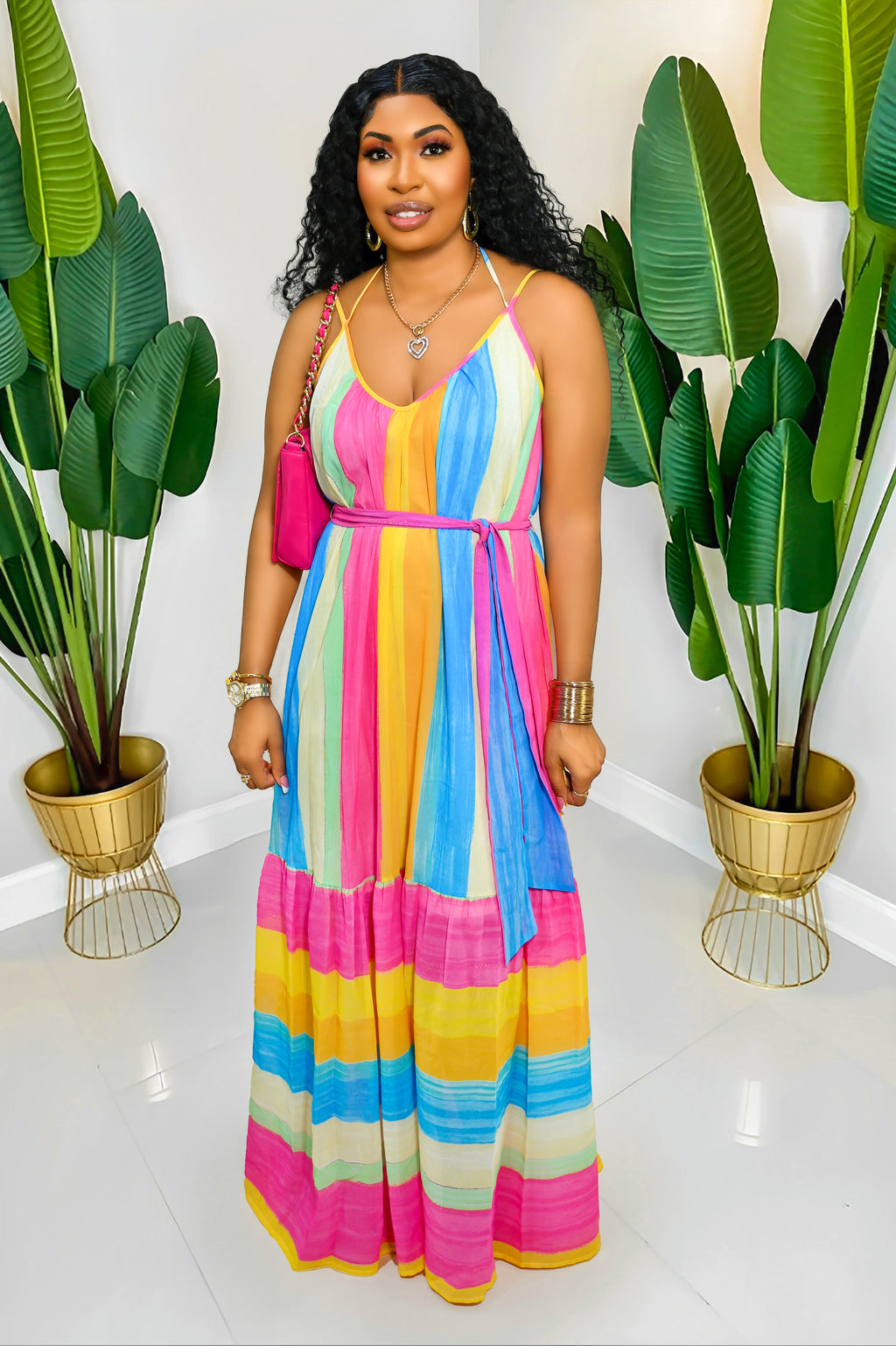 Show Out Loose Fitting Maxi Dress