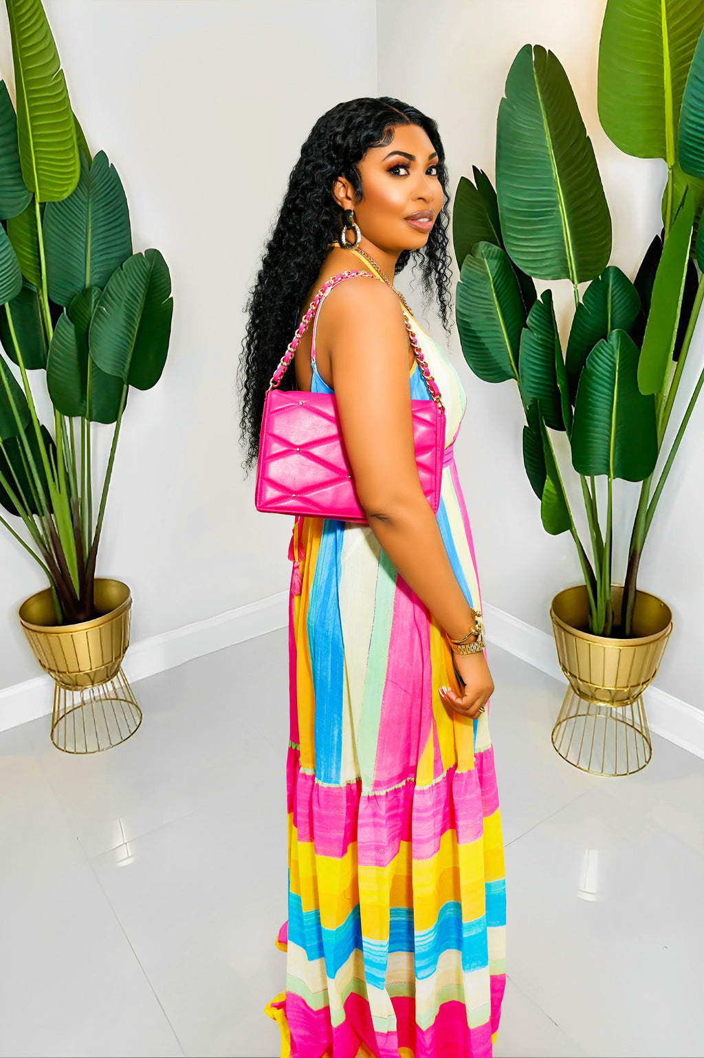 Show Out Loose Fitting Maxi Dress