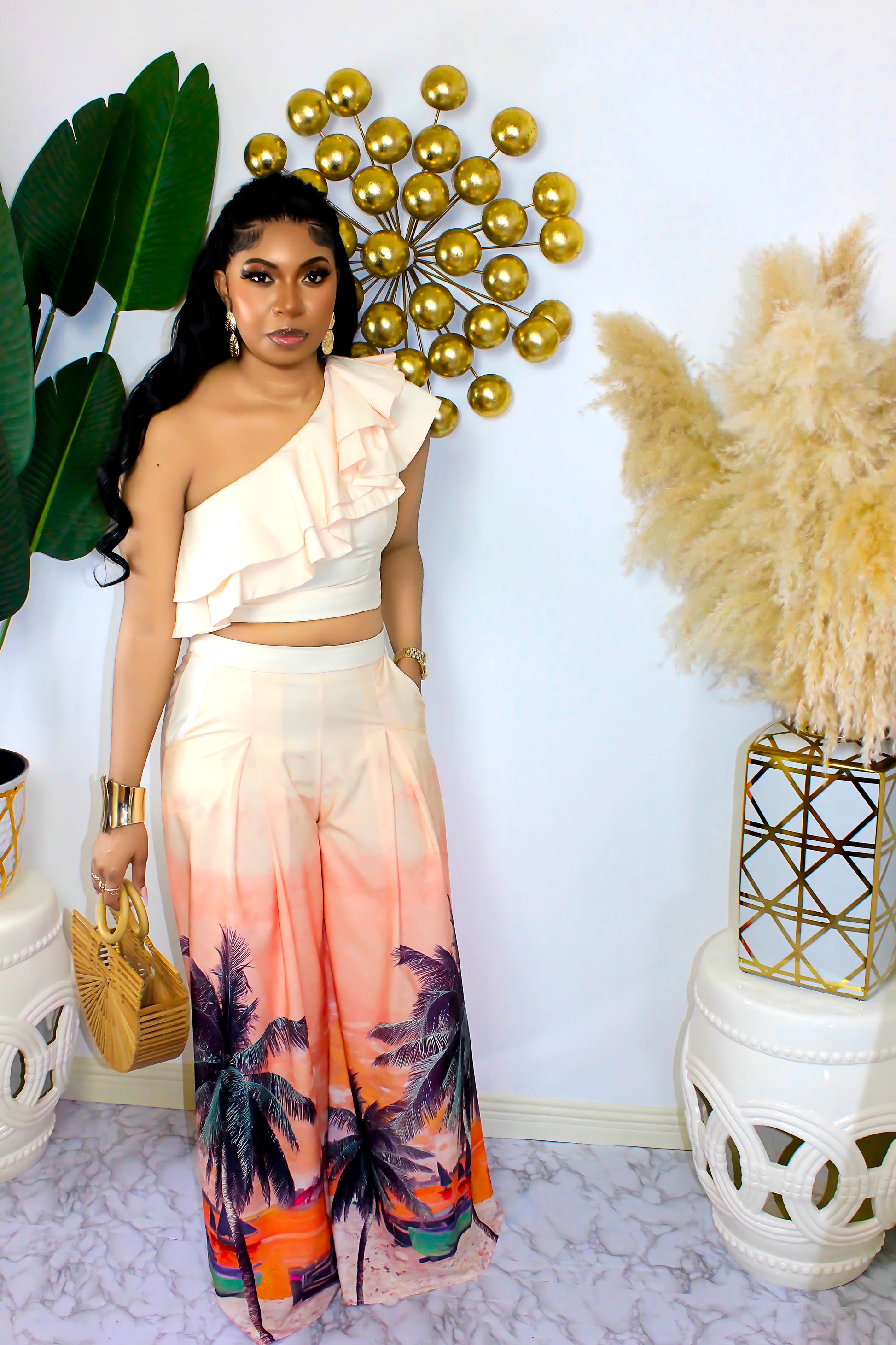 Sunset On The Beach Pant Set