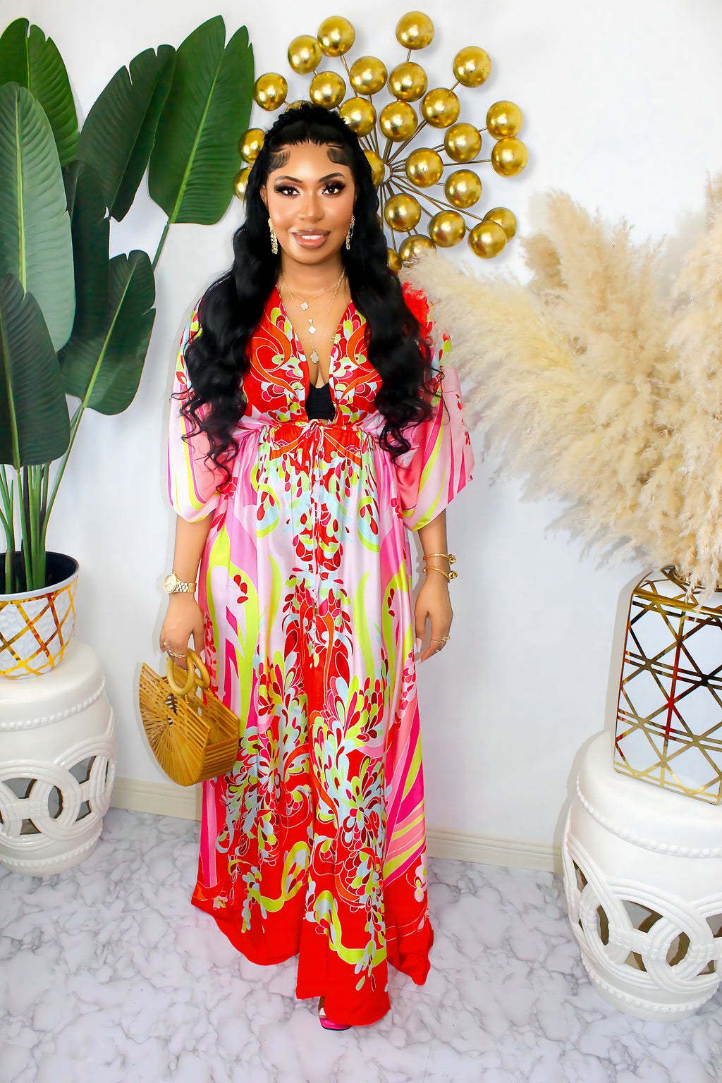 Effortless Grace Maxi Dress – Floral Summer Dress