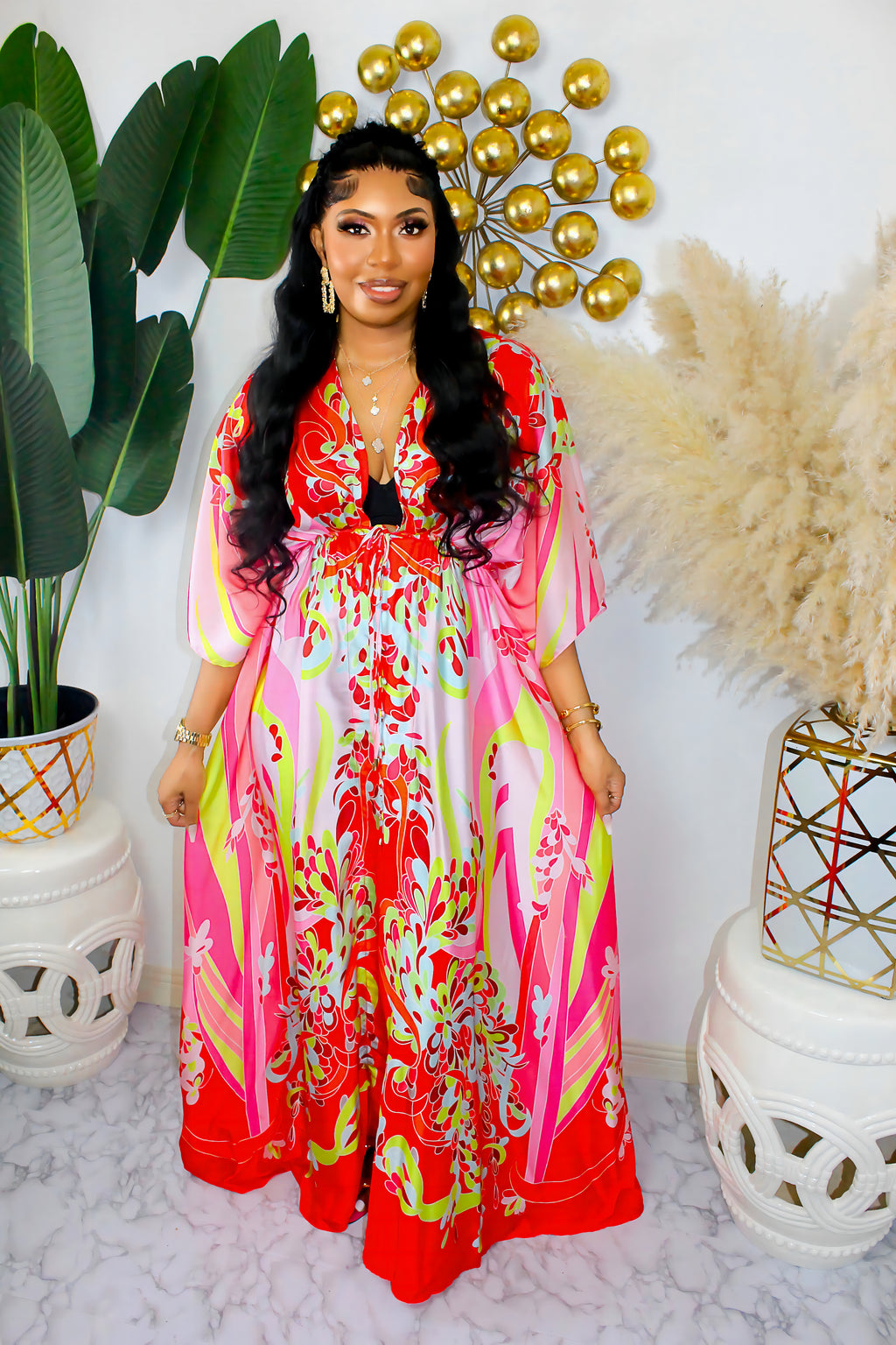 Effortless Grace Maxi Dress – Floral Summer Dress
