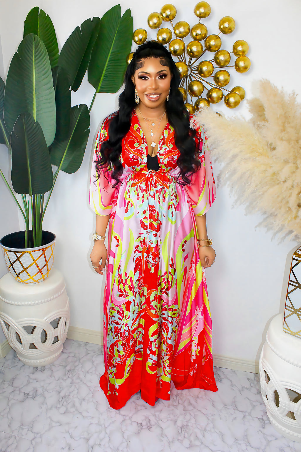 Effortless Grace Maxi Dress – Floral Summer Dress